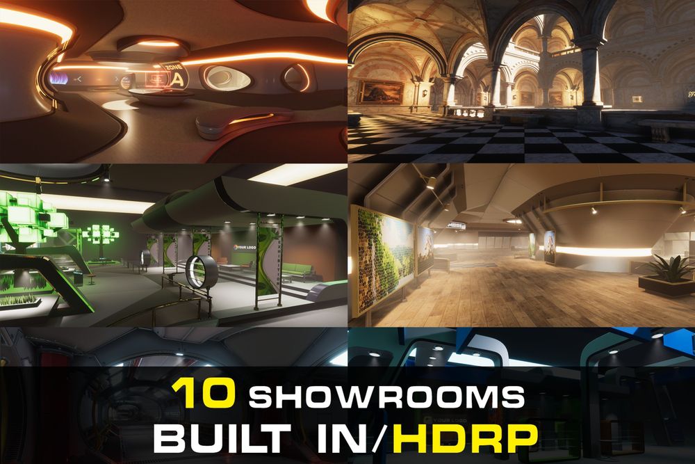 3D Showroom Bundle 02 | 3D Environments | Unity Asset Store
