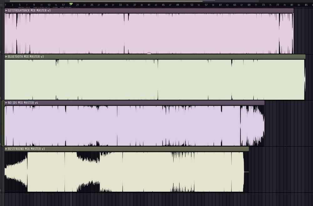 loud ass waveforms in FL studio