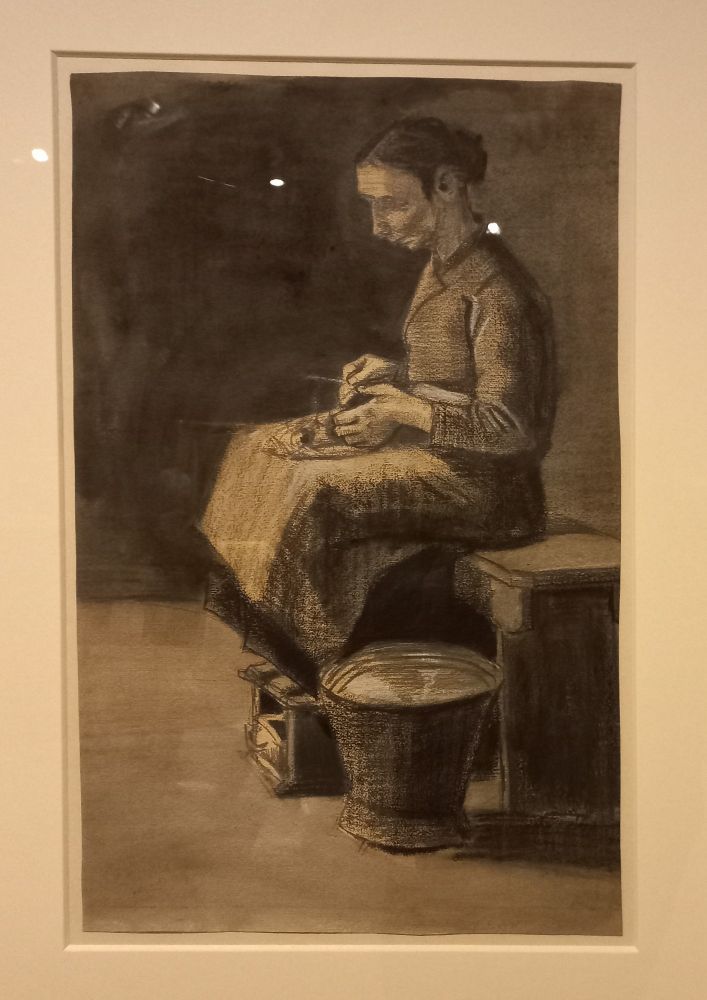 Aardappelschilster, Sientje, Vincent van Gogh