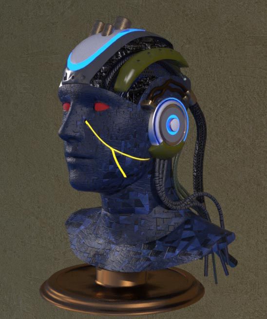 Assign textured shaders to each surface.