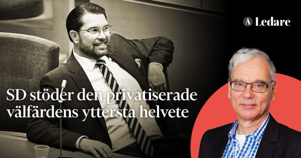 Martin Klepke: SD stöder den privatiserade välfärdens yttersta helvete