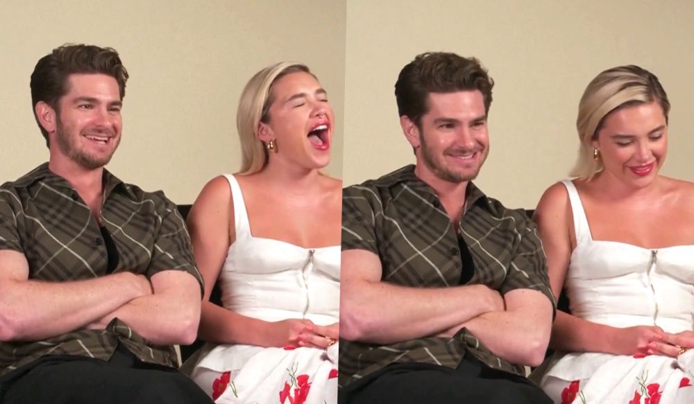 Andrew Garfield surpreende Florence Pugh com revelação durante entrevista