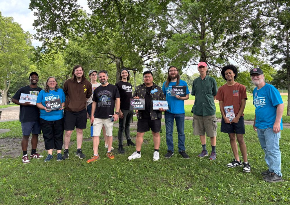 A photo of Jason’s and Omar’s door knock at Longfellow park 