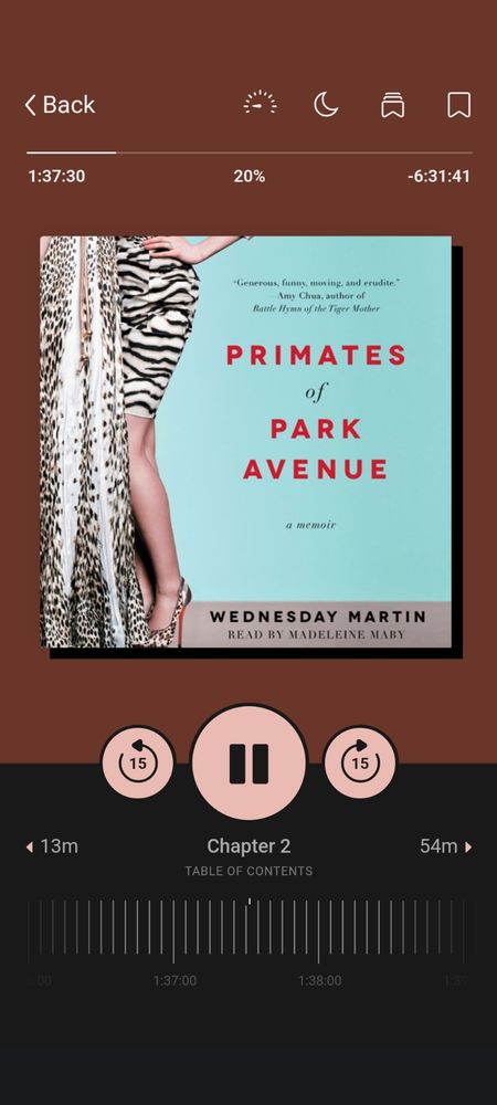 Audiobook cover: Primates of Park Avenue by Wednesday Martin