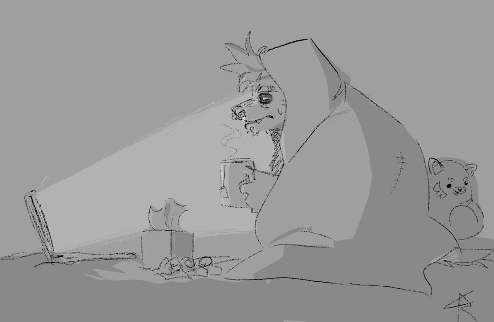 i *snuff* can't stop *snuff* sniffling ACHOOo!