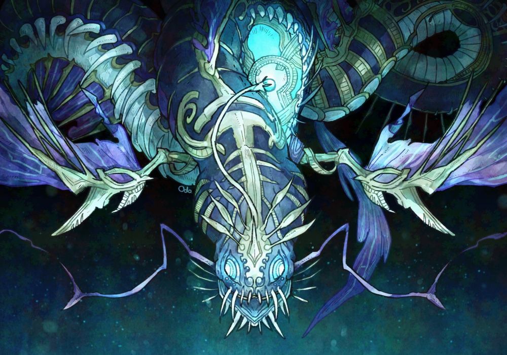 メギド体Cフォルネウスが描かれたイラスト