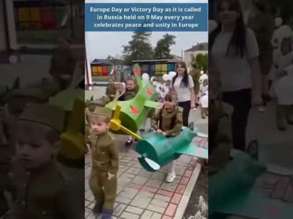 May 9 Parade in Russian Kindergartens