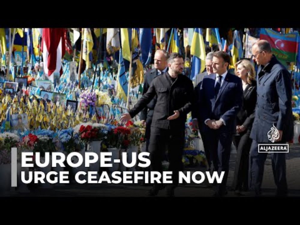 Ukraine and Europe call for 30-day ceasefire, US backs plan to halt war