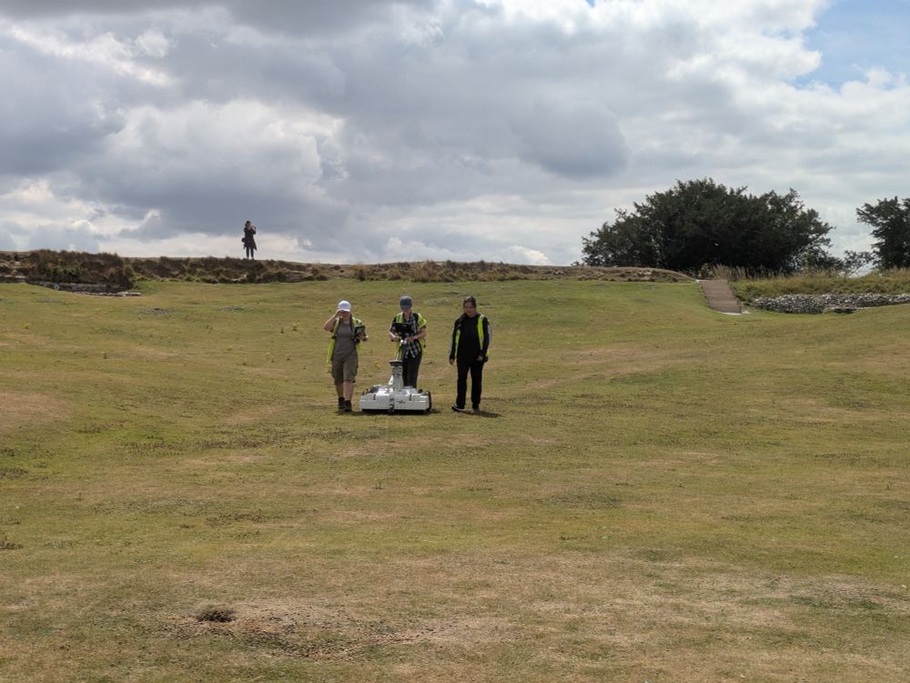 GPR survey within the inner bailey