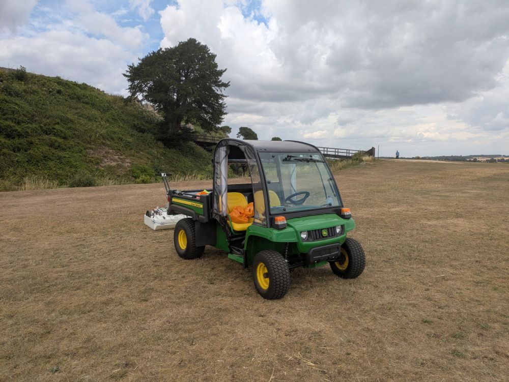 Outer bailey GPR survey