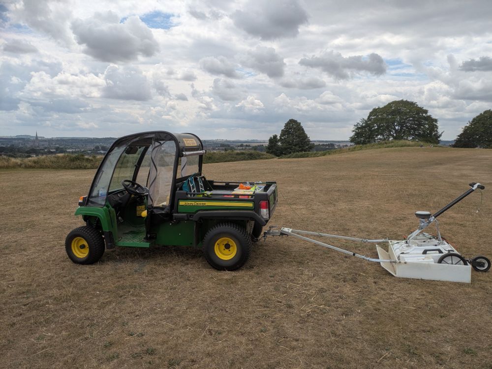 Outer bailey GPR survey