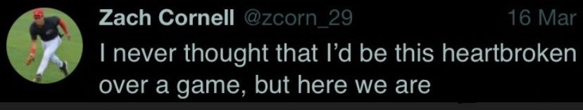 Zach Cornell @zcorn_29
16 Mar
I never thought that l'd be this heartbroken over a game, but here we are. 