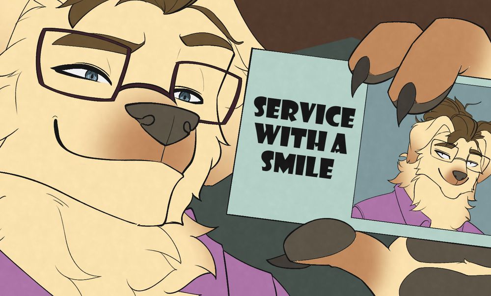 The fourth license says "Service with a Smile." Service Top joke. 