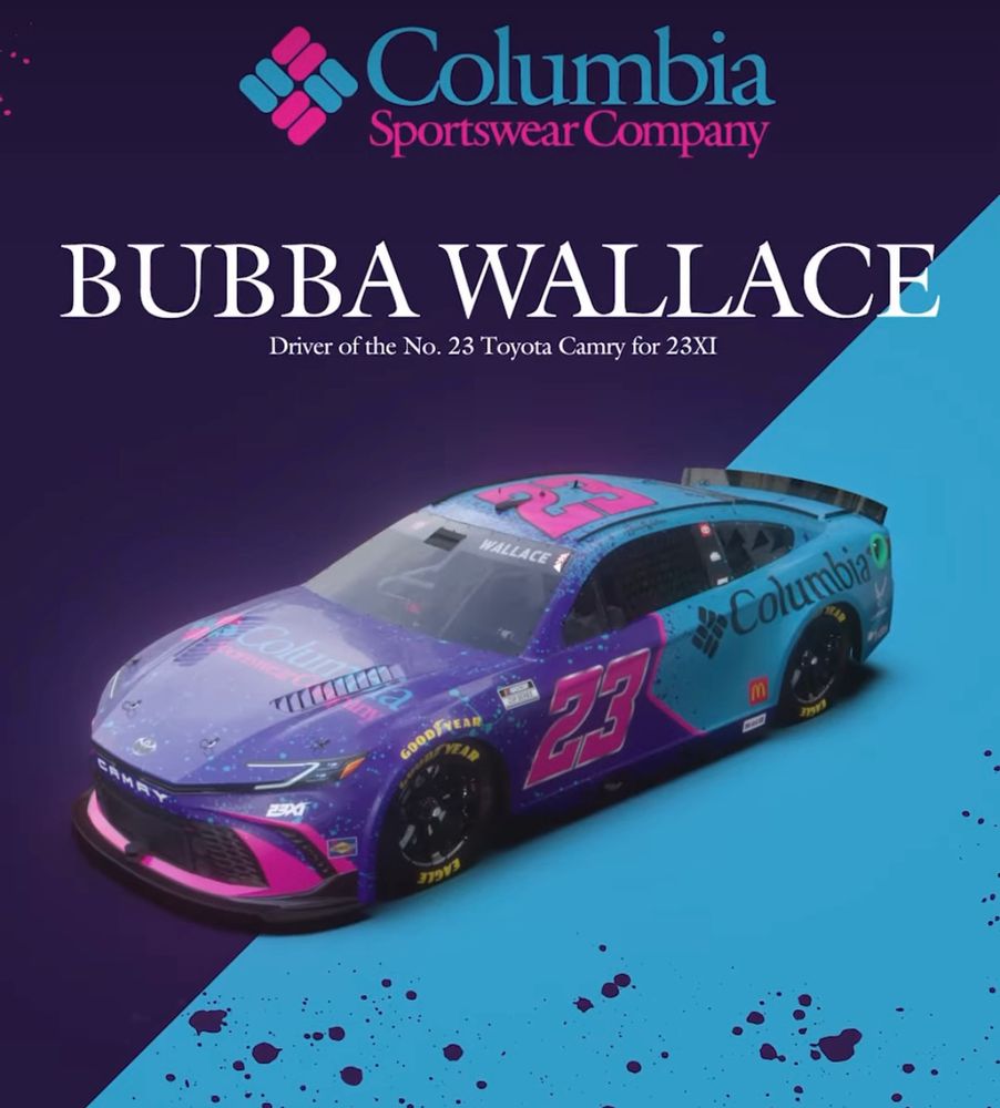 Image of the number 23 Toyota Camry with Columbia livery for this weekends Atlanta race. 