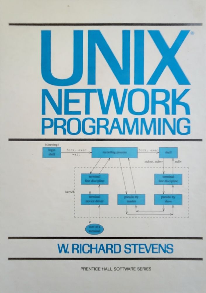 Cover of UNIX Network Programming by W. Richard Stevens.