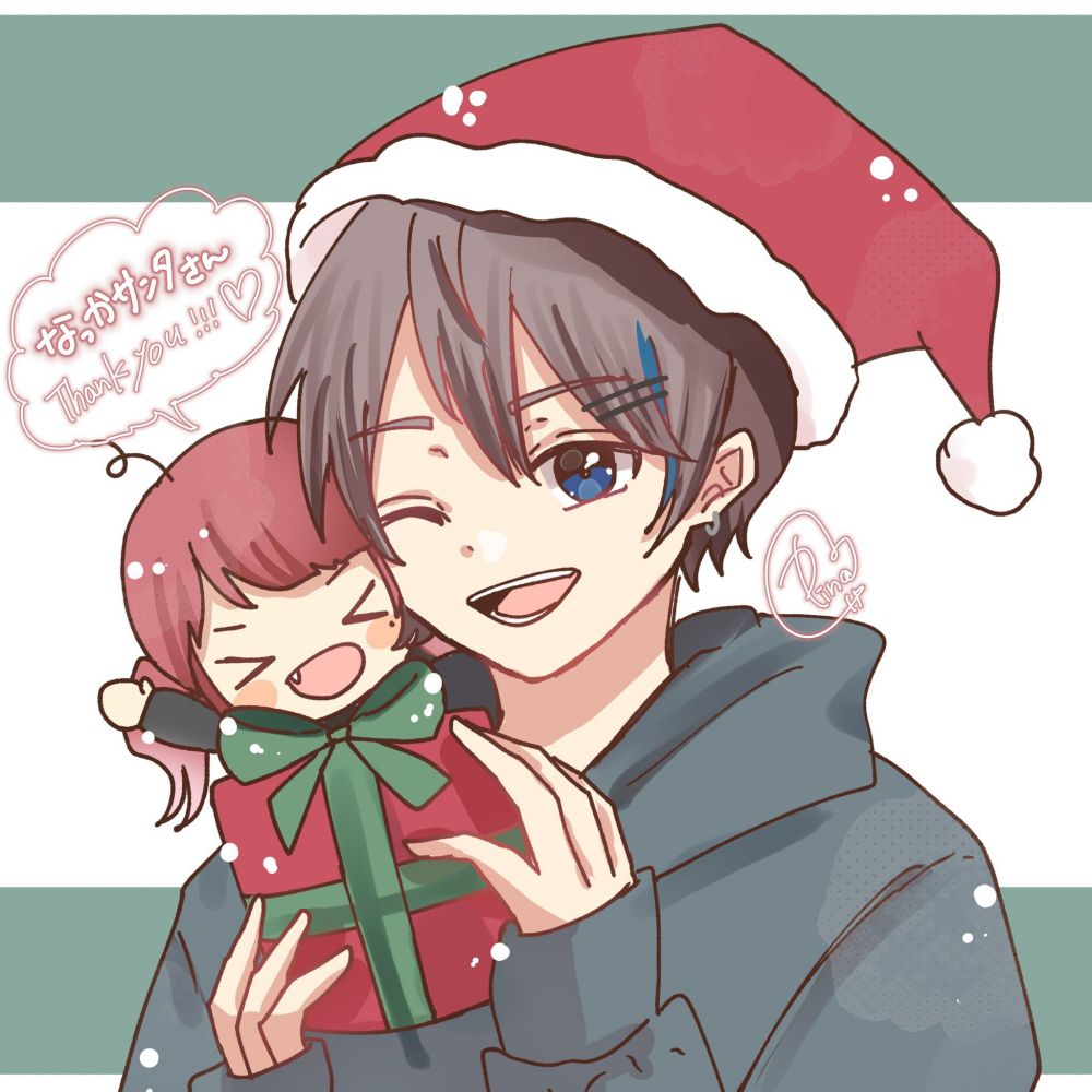 ほしい物リストのお礼に描いてくれました！