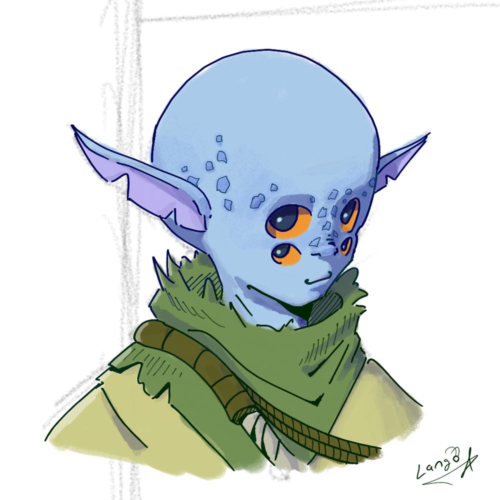 Outer Wilds protagonist sketch