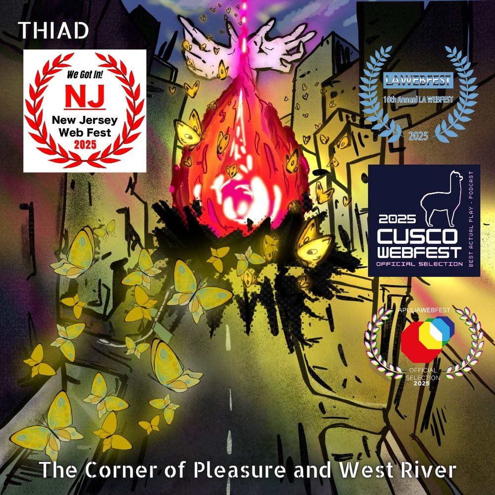 A graphic of the corner of pleasure and west river listing the webfests it's gotten into this year.