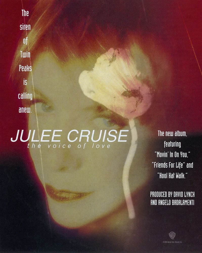 Poster for Julee Cruise’s “The Voice of Love”
