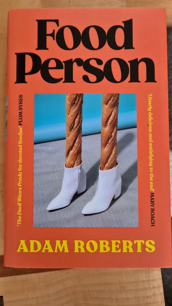 The cover of a book called Food Person by an author called Adam Roberts