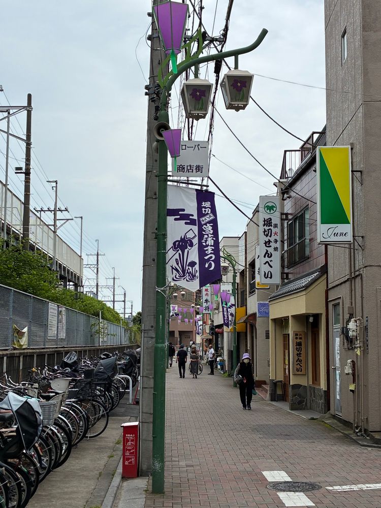 堀切菖蒲園の通り