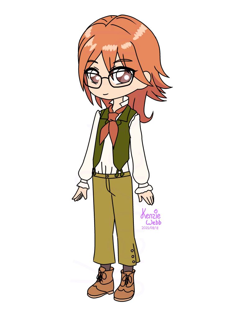 Chibi phone drawing of Yuri from Harvest Moon: A New Beginning.

Hot.