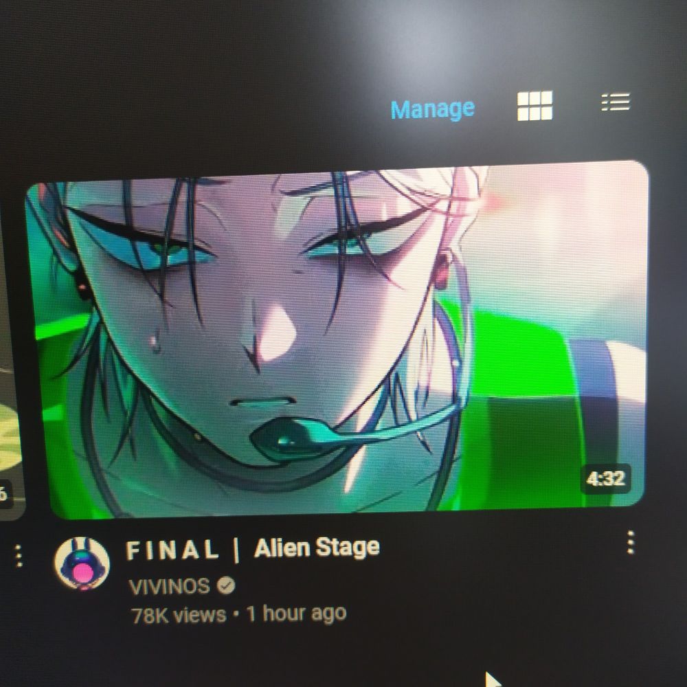 Screen shot the thumbnail of VIVINOS' Alien Stage video, FINAL.