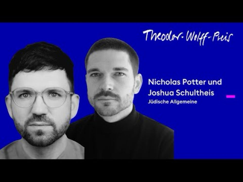 TWP-Nominierte Joshua Schultheiss u. Nicholas Potter über die Haltung der Klimabewegung zu Israel