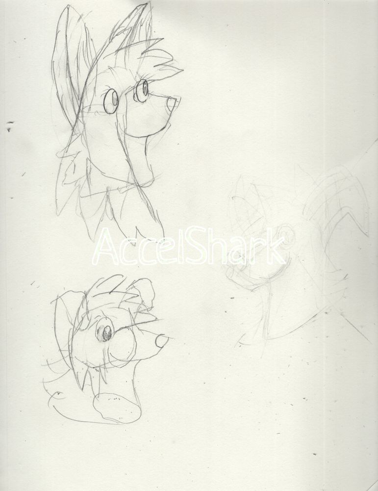 Cartoon sketch headshots of me and my friends (2/2)