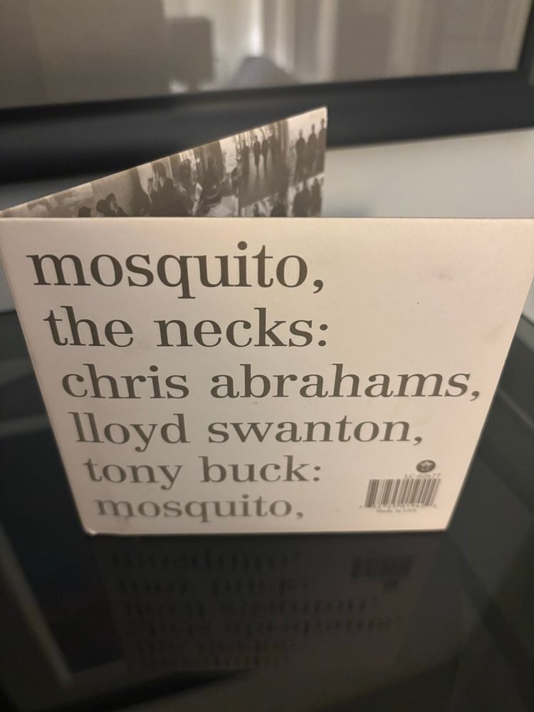 The Necks ‘Mosquito/See Through’ CD. Released on ReR Records. 