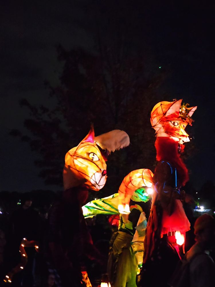 A photo from the 2025 Baltimore Lantern Parade