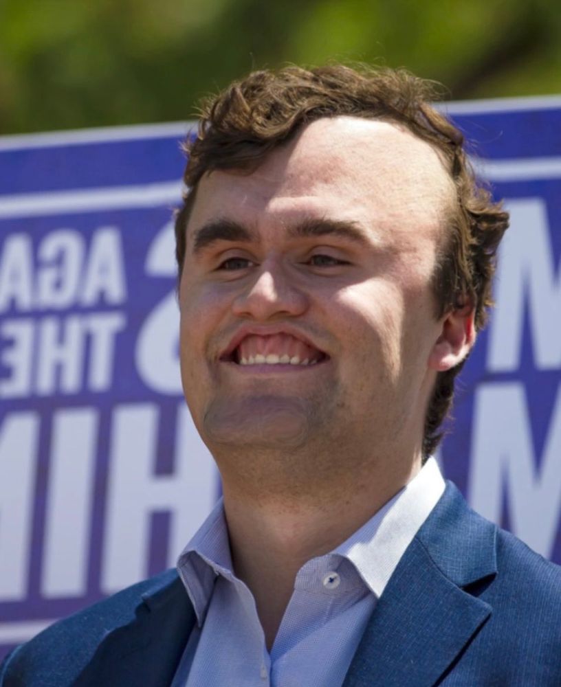 Charlie Kirk looking extremely ugly. Almost exactly like Butthead