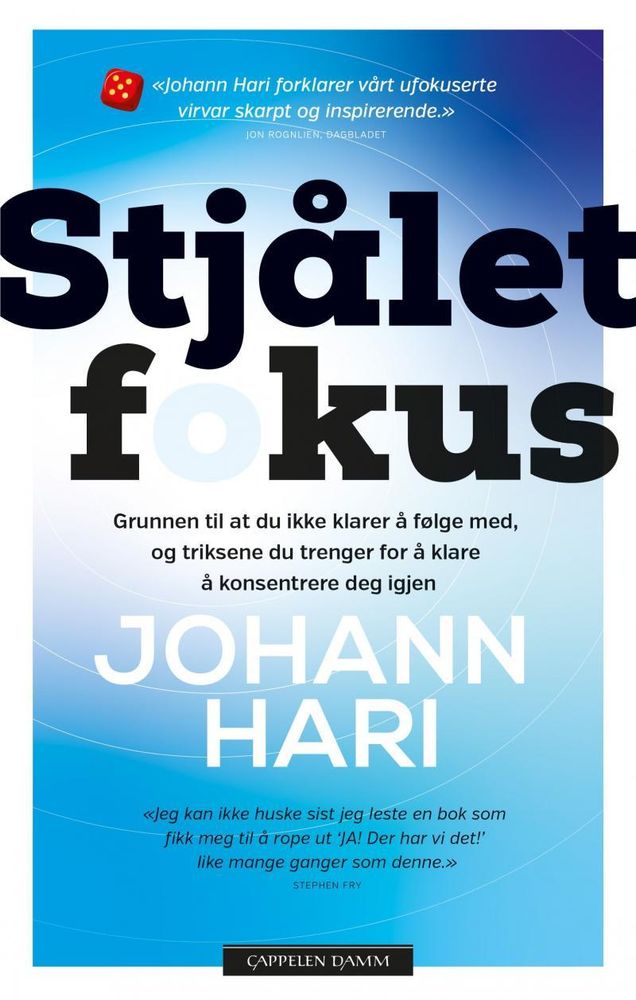 Bokomslag for Stjålet fokus av Johann Hari.