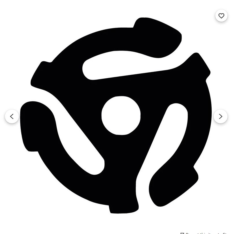 45 vinyl record adapter