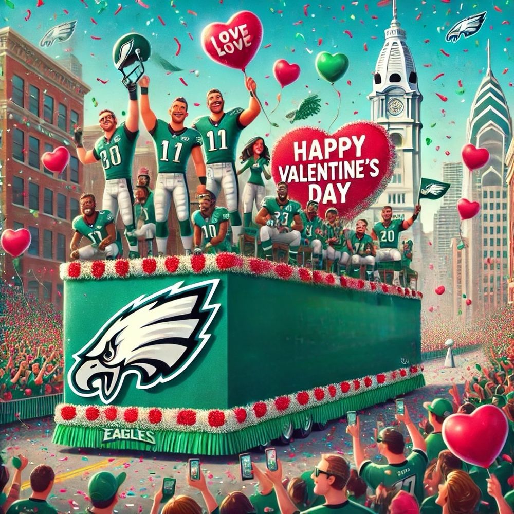 Happy Valentine’s Day, Philadelphia Eagles Super Bowl Parade 2025 Winners