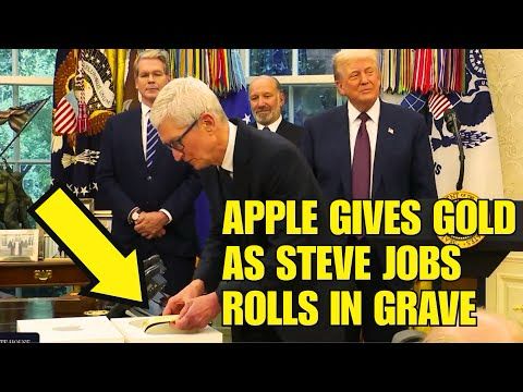 Trump GOLD DISASTER with Apple Tim Cook
