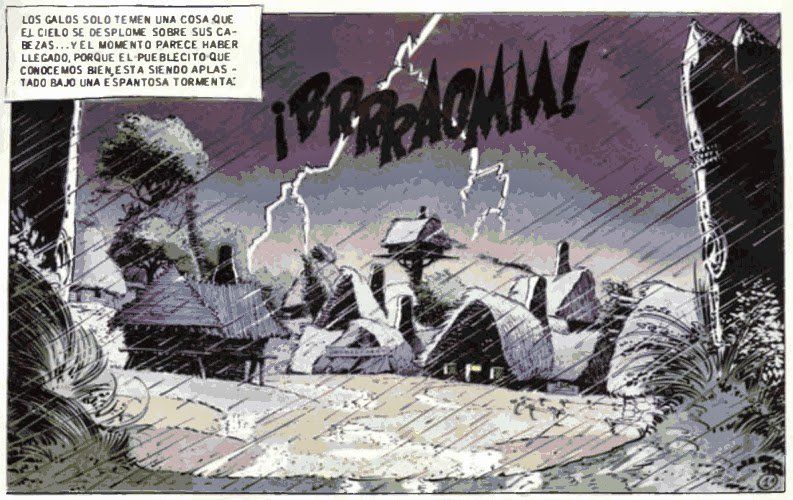 Tremenda tormenta está cayendo