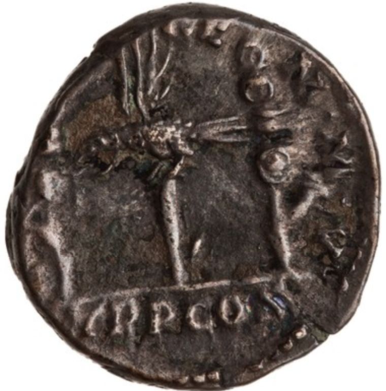Another legionary coin of Severus' with Capricorns 