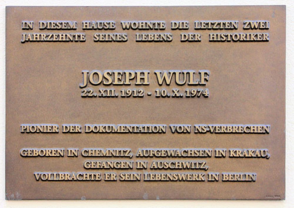 Joseph Wulf – Wikipedia