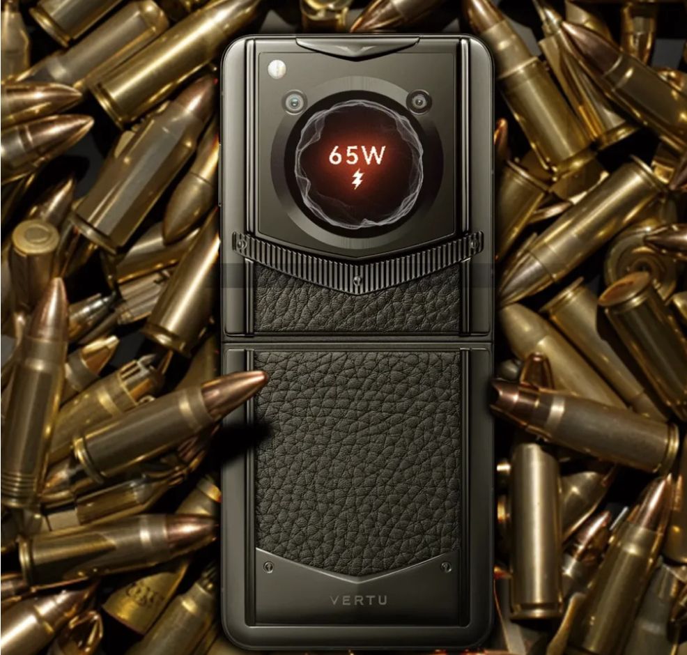 a phone surrounded by bullets