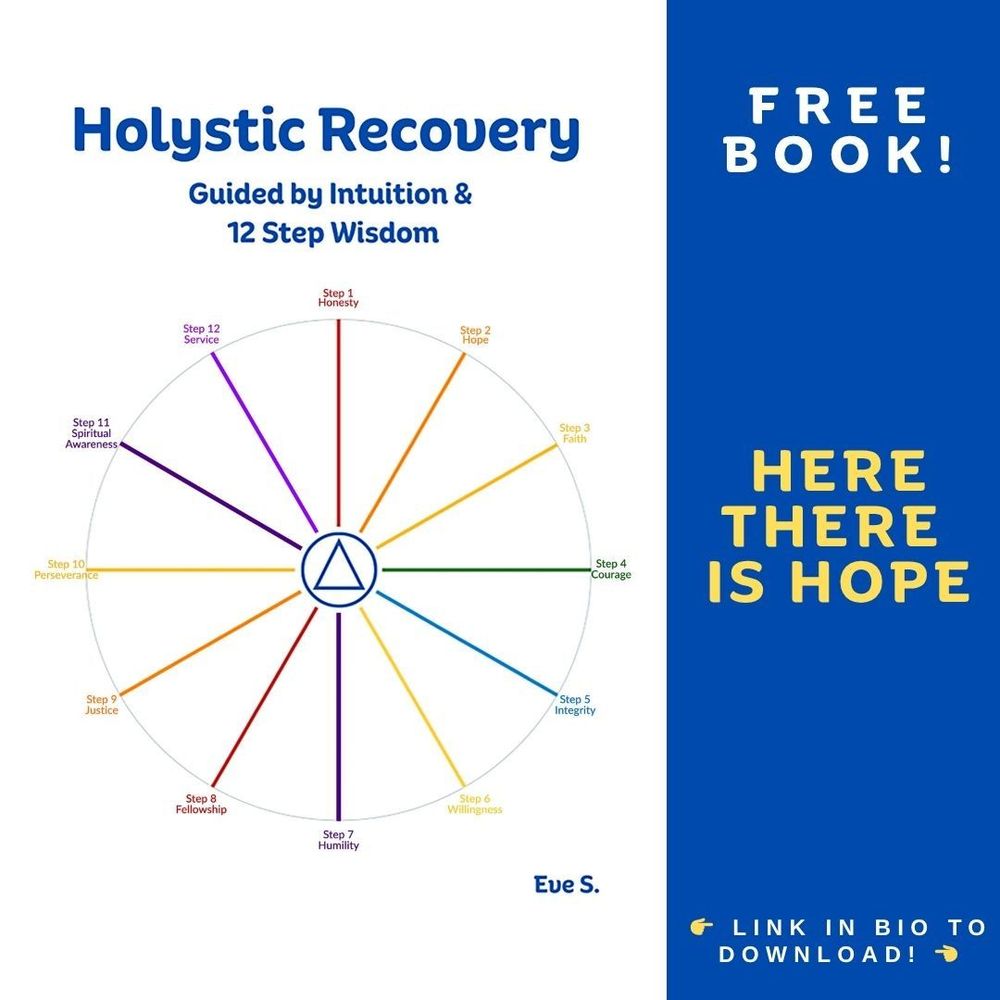 Cover of Holystic Recovery Guidebook: Guided by Intuition & 12-Step Wisdom. AA Convention Special Free Advanced Reader Copy (ARC) available now. Features holistic recovery blending Reiki and traditional 12-Step principles.