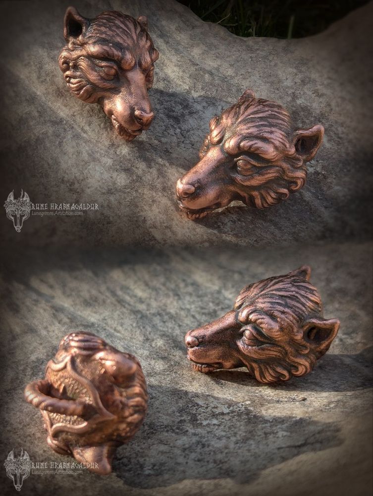 Photo of a werewolf necklace created my myself 