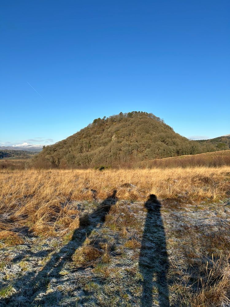 Photo of Dumgoyach with shadows taken from the West highland Way