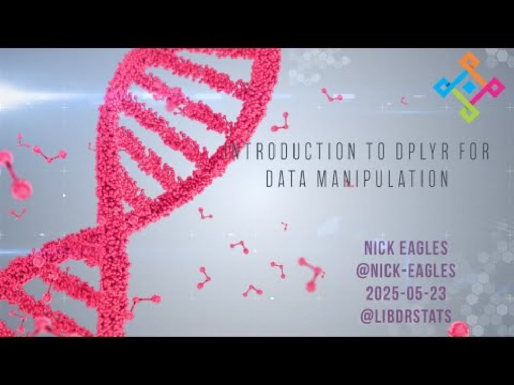[2025-05-23] Introduction to dplyr for data manipulation
