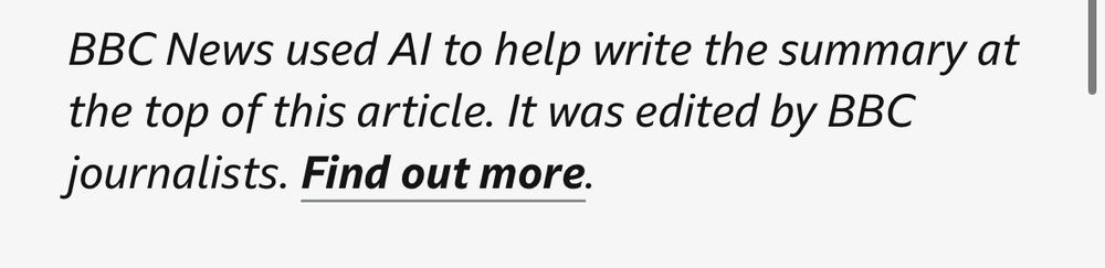 BBC News used Al to help write the summary at the top of this article. It was edited by BBC journalists. Find out more.