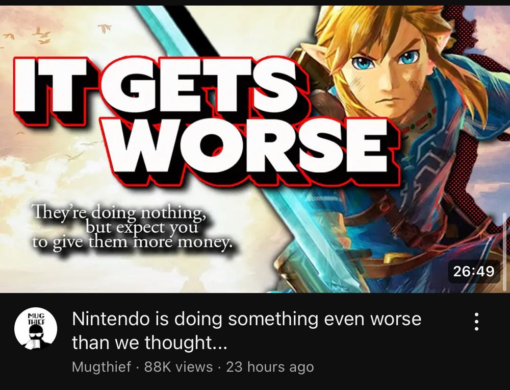 Another video about Nintendo pricing 