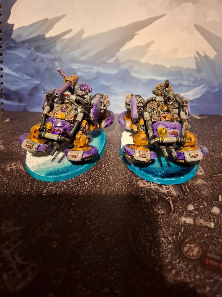 Defender on the right with carrier on the left