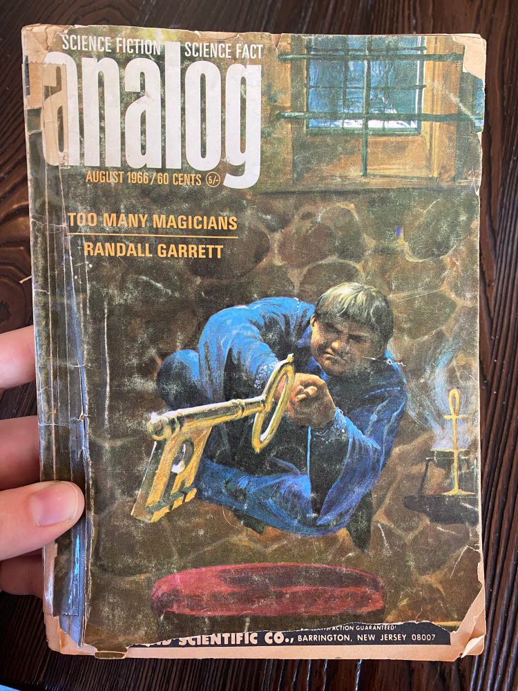 Cover of Analog Science Fiction and Fact from August 1966
