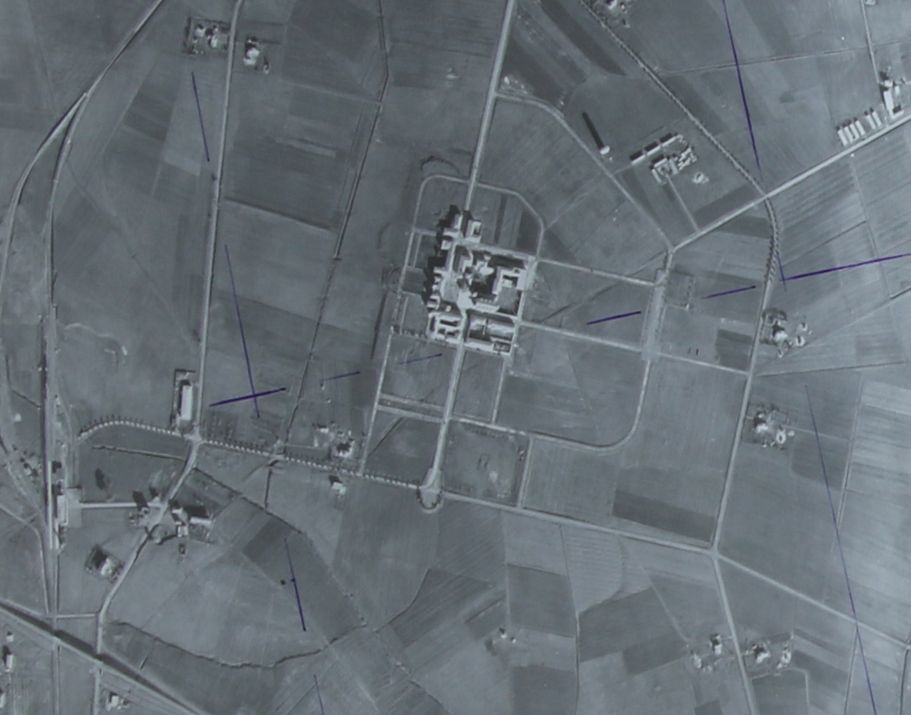 1:12500 aerial photo of The Factory taken on 2 January 1944 - TNA WO 170/1350