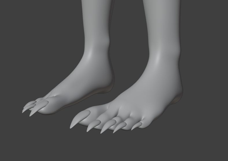 Feet close up